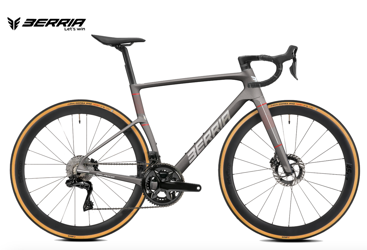 BERRIA RUTA BELADOR PRO RIVAL AXS C/POTENCIOMETRO TALLA XS (51) GRAY SCALE MATTE