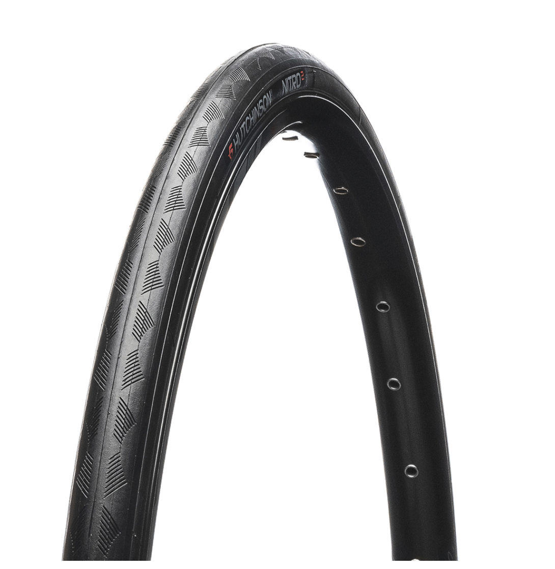 LLANTA HUTCHINSON NITRO 2 NEGRA 700X28 (para cámara) 33TPI