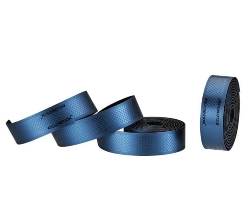 Cinta de Manubrio Ciclovation Advanced Poly Touch Vapor Metallic Portimao Blue