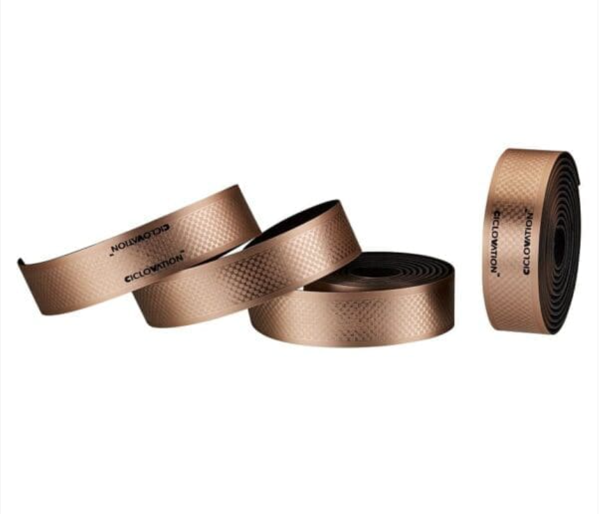 Cinta de Manubrio Ciclovation Advanced Poly Touch Vapor Metallic Champagne