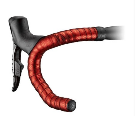 Cinta de Manubrio Ciclovation Advanced Poly Touch Vapor Metallic Soul Red