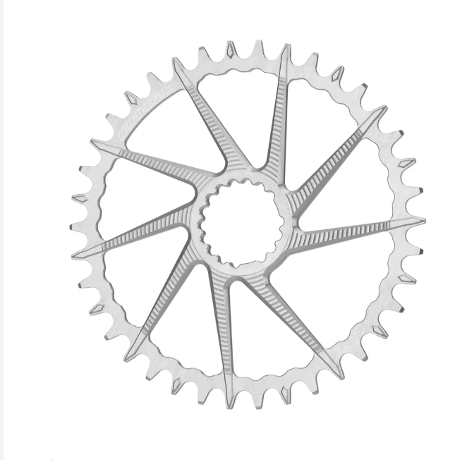 PLATO GARBARUK DM MTB CHAINRING FOR CANNONDALE ROUND BOOST 34T, SILVER