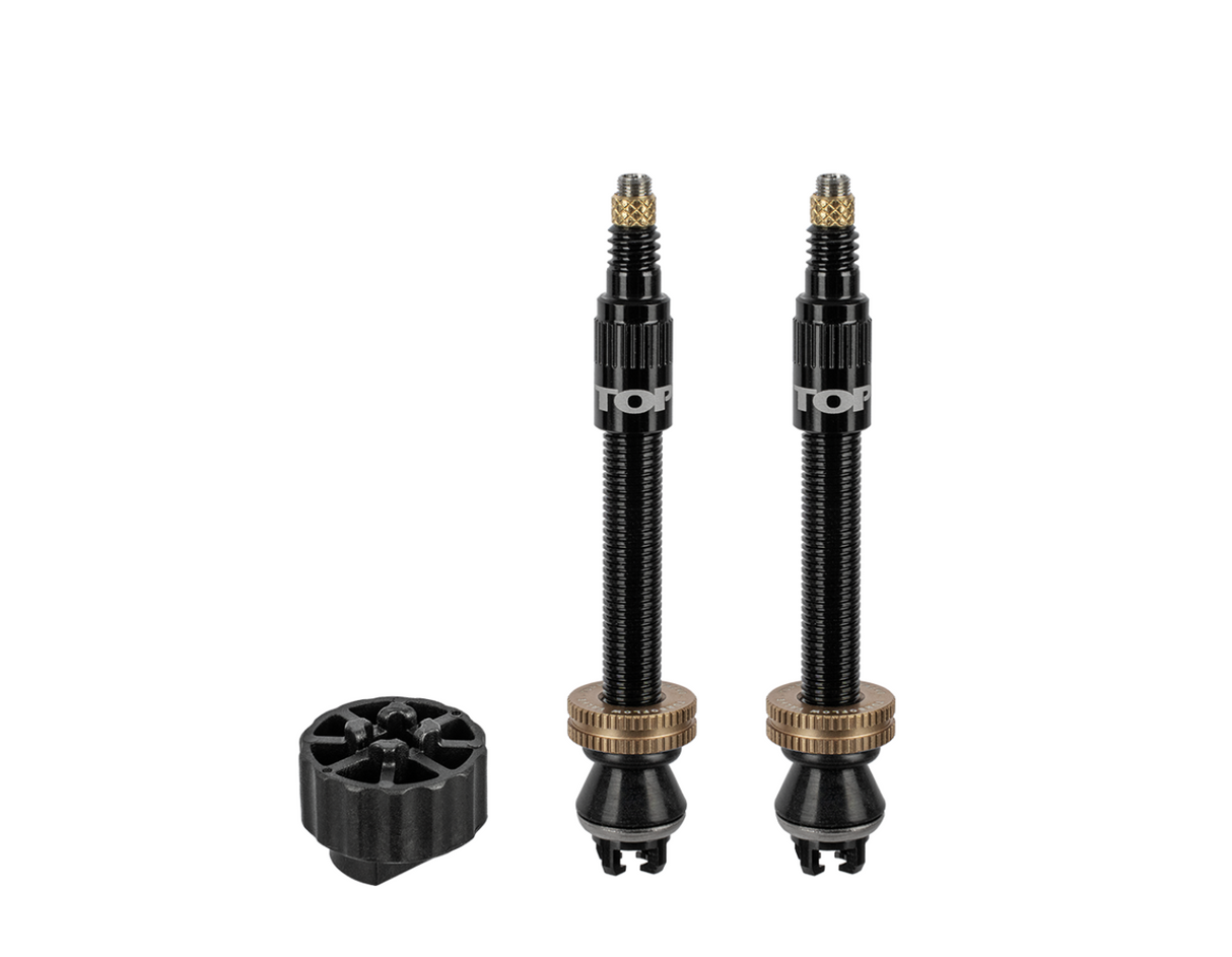 VALVULA TUBELESS TURBOFLOW 80MM TOPEAK
