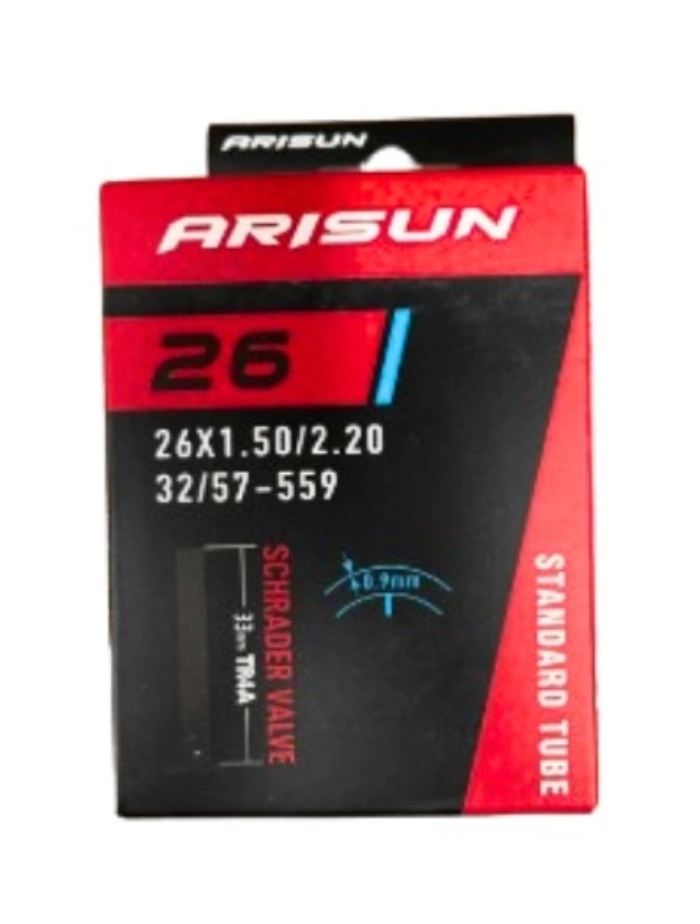 CAMARA MTB ARISUN 26X1.5 2.2 VALVULA Schrader (Americana)