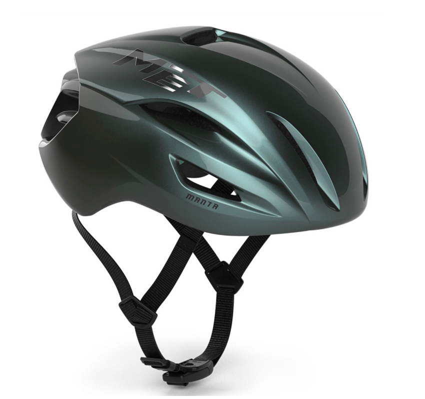 CASCO MET MANTA MIPS VERDE HYPER TEAL