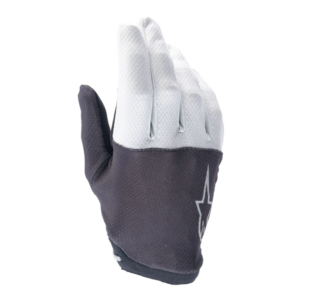 GUANTES A-ARIA NEGROS CON BLANCO ALPINESTARS