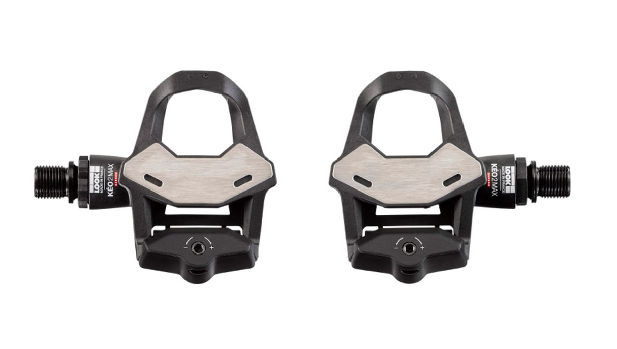 Pedal LOOK Ruta KEO 2 MAX CARBON Contacto Carbón/CrMo Negro + Placas (00016090)