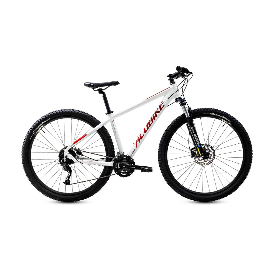 BICICLETA ALUBIKE MTB KODIAK 29 TALLA M BLANCO ALUMINIO 27V