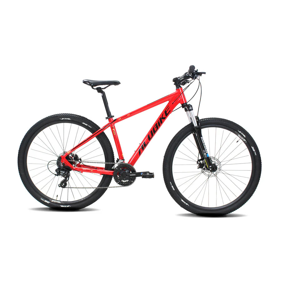 BICICLETA ALUBIKE MTB SIERRA 29 COLOR ROJO FUEGO TALLA M 24V ALUMINIO