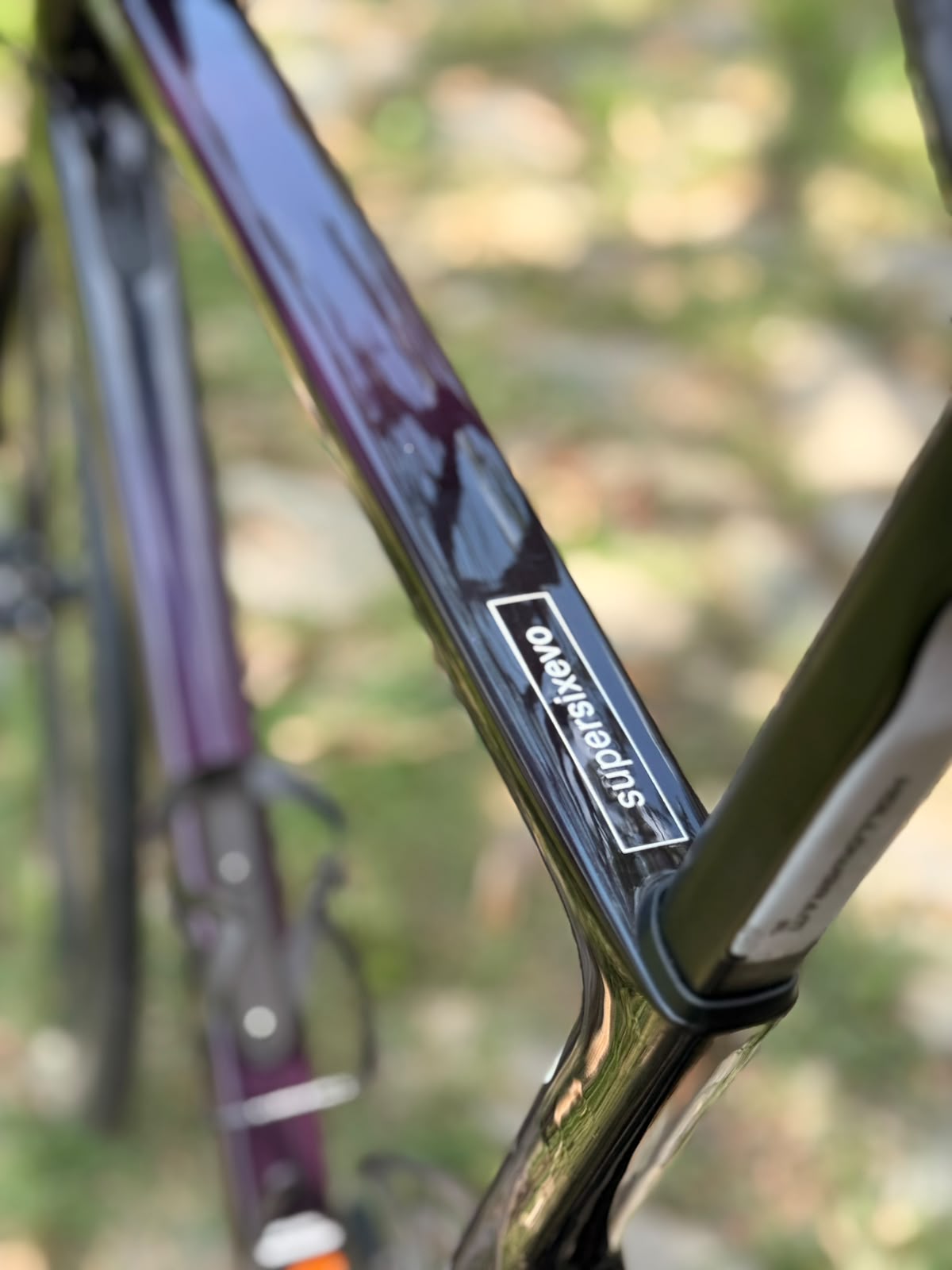 Bicicleta Cannondale Ruta SuperSix EVO Talla 56 ULTEGRA R8000 Carbon 700" Morado Oscuro Medio uso