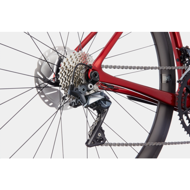 BICICLETA CANNONDALE SUPER SIX EVO HM DISC CANDY RED