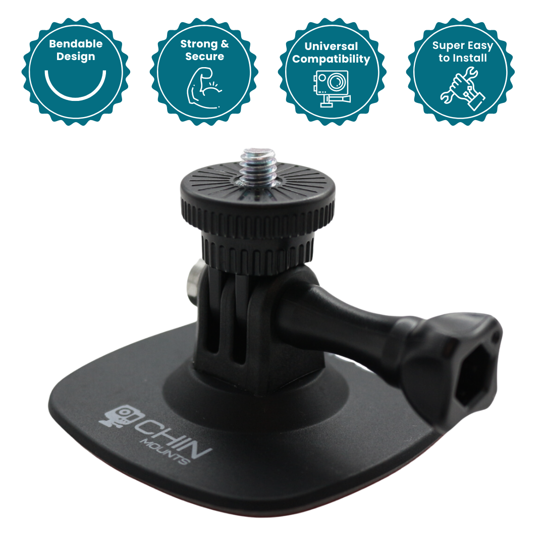 CHIN MOUNTS MONTURA FLEXIBLE ADHESIVA