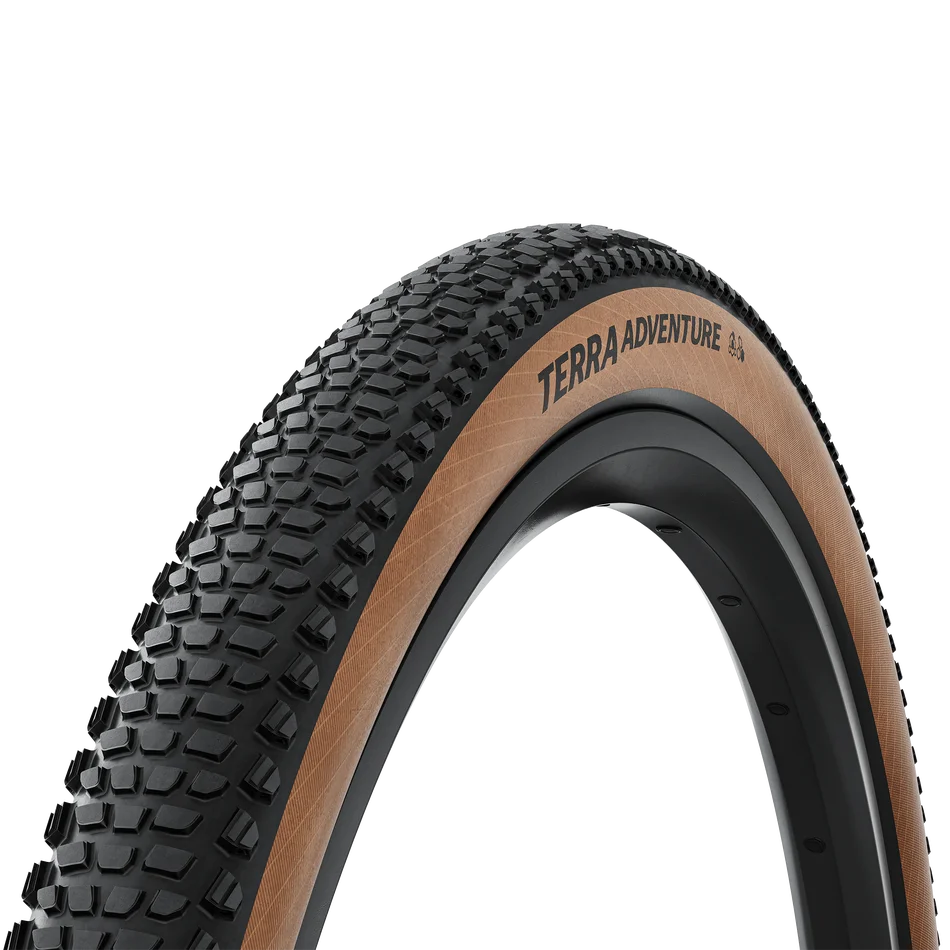 LLANTA CONTINENTAL GRAVEL TERRA ADVENTURE (55-622) 700 X 55C TR NEGRO CAFÉ