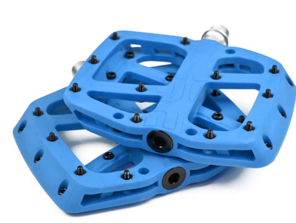 Pedal E*thirteen Base Flat Pedal Composite Body 22p Azul